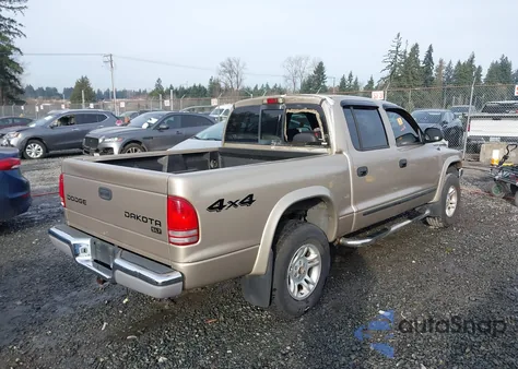 2003 Dodge Dakota Slt из США, поврежденный, VIN 1D7HG48N83S174855